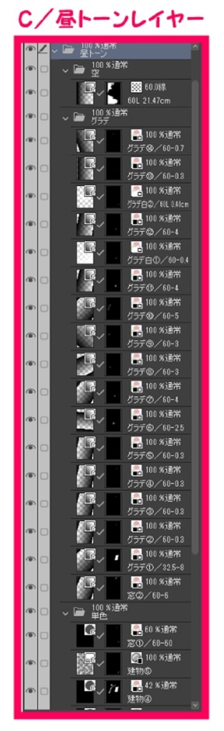 【マンガ背景用素材】【新宿】スタジオ①【夜/昼/トーンなしセット】【3変化対応】【zip転送で中身はclipファィル】