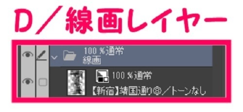 【マンガ背景用素材】【新宿】靖国通り⑧【夜/昼/トーンなしセット】【3変化対応】【zip転送で中身はclipファィル】