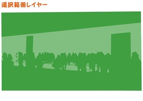 【マンガ背景用素材】【新宿】新宿駅南口①【夜/昼/トーンなしセット】【3変化対応】【zip転送で中身はclipファィル】
