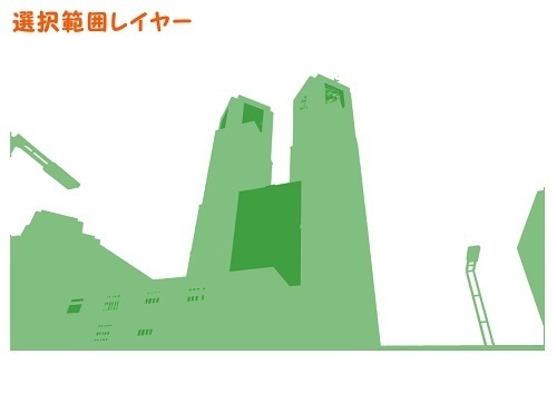 【マンガ背景用素材】【新宿】風景②【夜/昼/トーンなしセット】【3変化対応】【zip転送で中身はclipファィル】