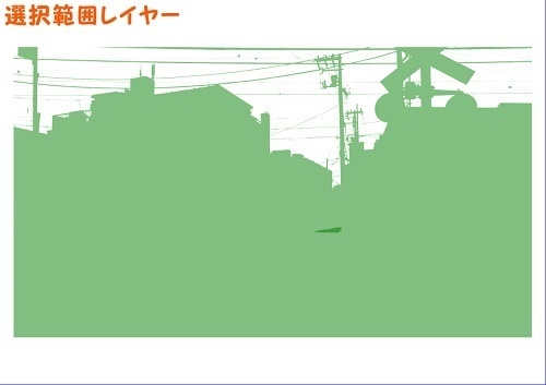 【マンガ背景用素材】【電車】踏み切り⑥【夜/昼/トーンなしセット】【3変化対応】【zip転送で中身はclipファィル】