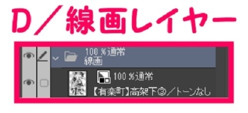【マンガ背景用素材】【有楽町】高架下③【夜/昼/トーンなしセット】【3変化対応】【zip転送で中身はclipファィル】