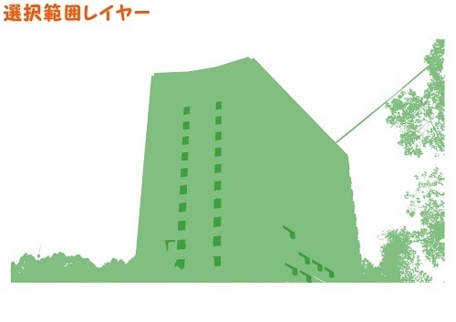 【マンガ背景用素材】【警視庁】本部庁舎⑬【夜/昼/トーンなしセット】【3変化対応】【zip転送で中身はclipファィル】