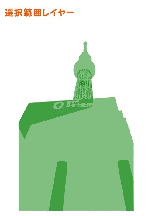 【マンガ背景用素材】【下町】シンボルツリー28【夜/昼/トーンなしセット】【3変化対応】【zip転送で中身はclipファィル】