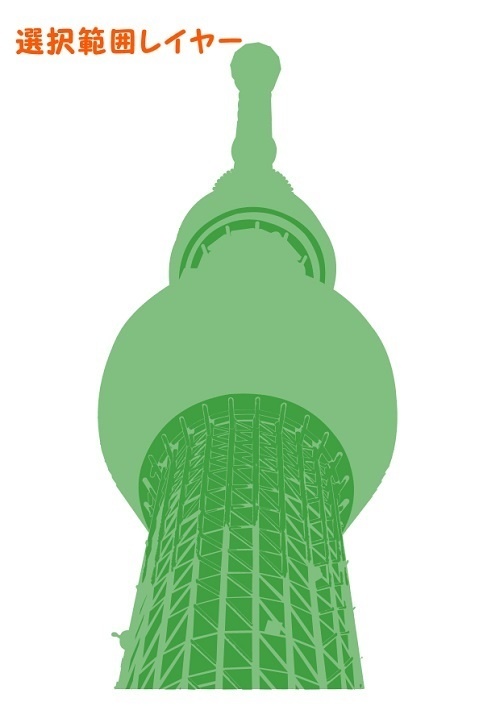 【マンガ背景用素材】【下町】シンボルツリー_粋②【夜/昼/トーンなしセット】【3変化対応】【zip転送で中身はclipファィル】