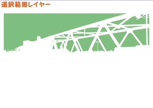 【マンガ背景用素材】【橋】(中)橋A⑭【夜/昼/トーンなしセット】【3変化対応】【zip転送で中身はclipファィル】