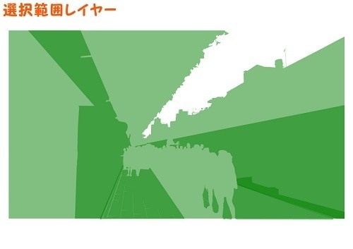 【マンガ背景用素材】【浅草】浅草寺仲見世②【夜/昼/トーンなしセット】【3変化対応】【zip転送で中身はclipファィル】