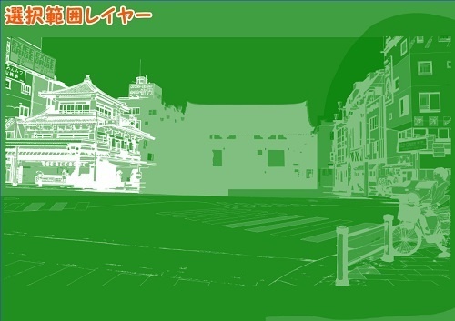 【マンガ背景用素材】【浅草】雷門③【夜/昼/トーンなしセット】【3変化対応】【zip転送で中身はclipファィル】