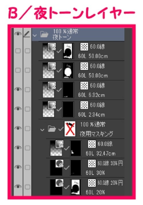【マンガ背景用素材】【浅草】雷門①【夜/昼/トーンなしセット】【3変化対応】【zip転送で中身はclipファィル】
