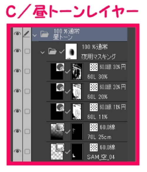 【マンガ背景用素材】【浅草】雷門①【夜/昼/トーンなしセット】【3変化対応】【zip転送で中身はclipファィル】