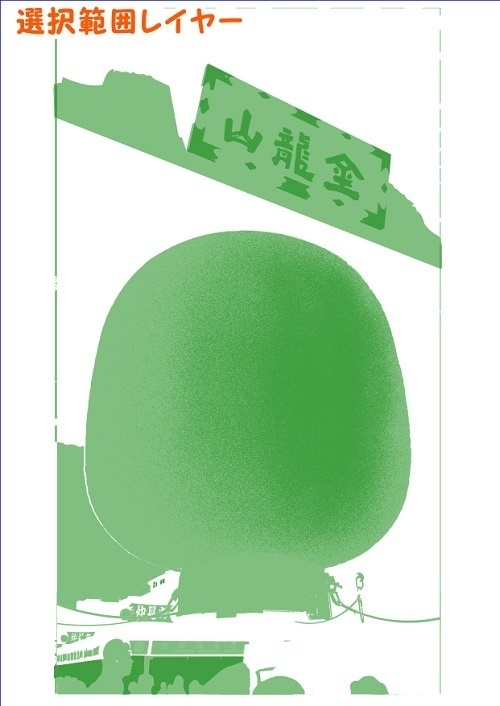 【マンガ背景用素材】【浅草】雷門①【夜/昼/トーンなしセット】【3変化対応】【zip転送で中身はclipファィル】