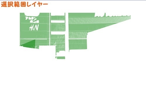 【マンガ背景用素材】【ショッピングモールA】屋外広場①【夜/昼/トーンなしセット】【3変化対応】【zip転送で中身はclipファィル】