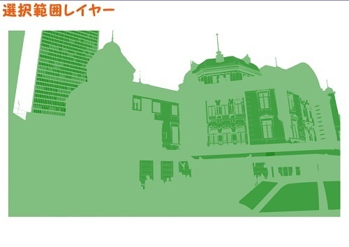 【マンガ背景用素材】【東京】東京駅丸の内駅舎⑤【夜/昼/トーンなしセット】【3変化対応】【zip転送で中身はclipファィル】