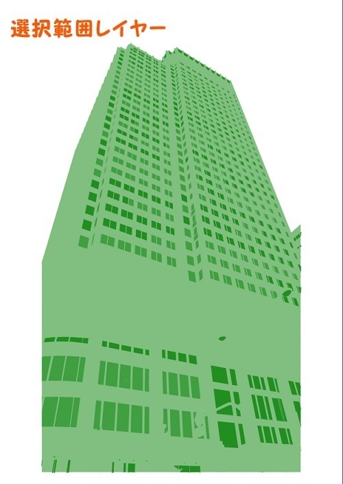 【マンガ背景用素材】【東京駅】高層ビル④【夜/昼/トーンなしセット】【3変化対応】【zip転送で中身はclipファィル】