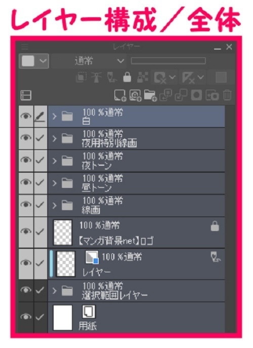 【マンガ背景用素材】【遊園地】K園内⑧【夜/昼/トーンなしセット】【3変化対応】【zip転送で中身はclipファィル】