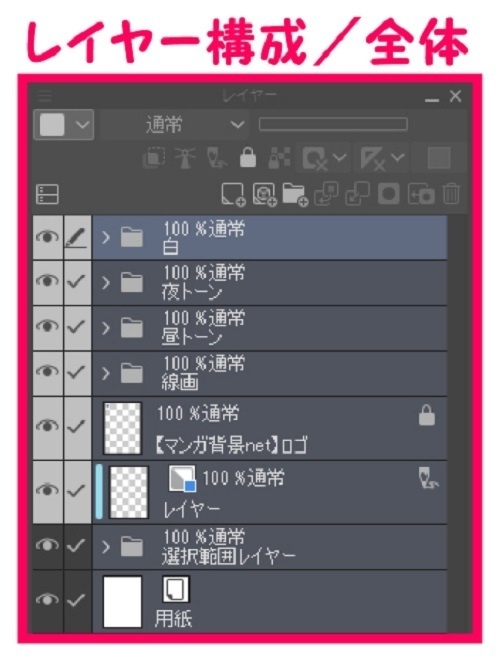 【マンガ背景用素材】【遊園地】K園内⑦【夜/昼/トーンなしセット】【3変化対応】【zip転送で中身はclipファィル】