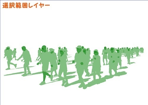 【マンガ背景用素材】【人(モブ)】ランナー_1【夜/昼/トーンなしセット】【3変化対応】【zip転送で中身はclipファィル】