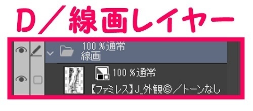 【マンガ背景用素材】【ファミレス】J_外観⑥【夜/昼/トーンなしセット】【3変化対応】【zip転送で中身はclipファィル】