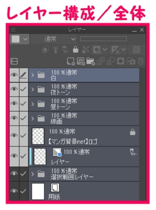 【マンガ背景用素材】【ファミレス】J_外観⑥【夜/昼/トーンなしセット】【3変化対応】【zip転送で中身はclipファィル】