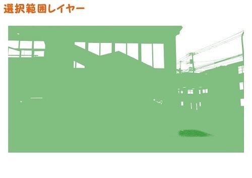 【マンガ背景用素材】【ファミレス】J_外観⑥【夜/昼/トーンなしセット】【3変化対応】【zip転送で中身はclipファィル】