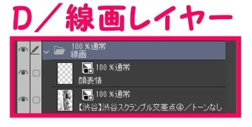 【マンガ背景用素材】【渋谷】渋谷スクラム交差点④【夜/昼/トーンなしセット】【3変化対応】【zip転送で中身はclipファィル】