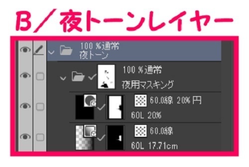 【マンガ背景用素材】【渋谷】センター街⑧【夜/昼/トーンなしセット】【3変化対応】【zip転送で中身はclipファィル】