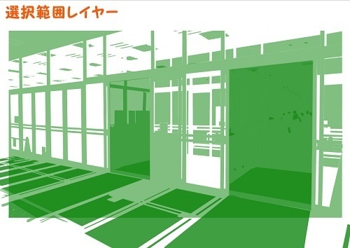 【マンガ背景用素材】【スーパー】大型店S_出入り口_2【夜/昼/トーンなしセット】【3変化対応】【zip転送で中身はclipファィル】