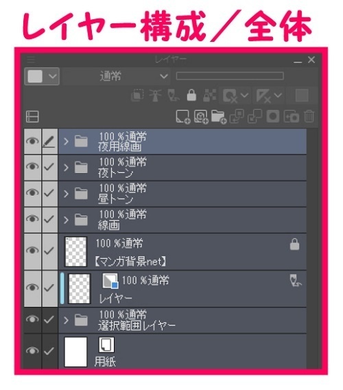【マンガ背景用素材】【スーパー】KA_店内⑧【夜/昼/トーンなしセット】【3変化対応】【zip転送で中身はclipファィル】