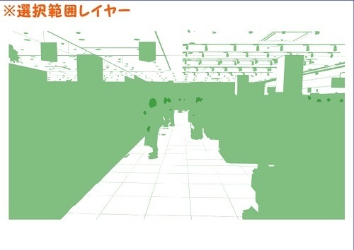 【マンガ背景用素材】【スーパー】KA_店内⑧【夜/昼/トーンなしセット】【3変化対応】【zip転送で中身はclipファィル】