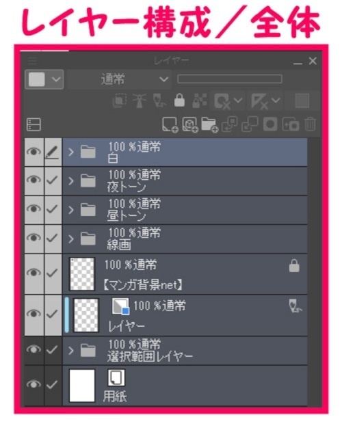 【マンガ背景用素材】【大展示場】T_外観⑦【夜/昼/トーンなしセット】【3変化対応】【zip転送で中身はclipファィル】