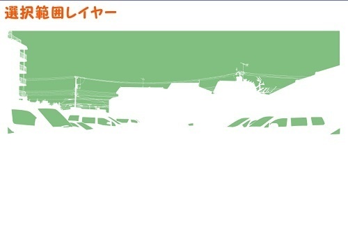 【マンガ背景用素材】【駐車場】月極(大)_20【夜/昼/トーンなしセット】【3変化対応】【zip転送で中身はclipファィル】
