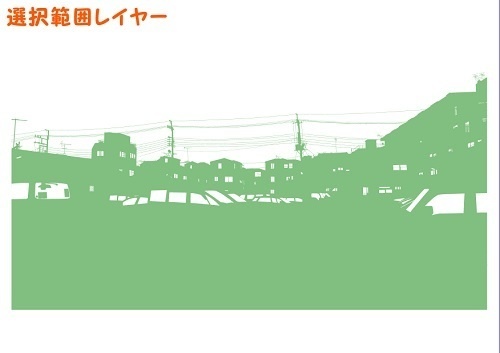 【マンガ背景用素材】【駐車場】月極(大)_32【夜/昼/トーンなしセット】【3変化対応】【zip転送で中身はclipファィル】