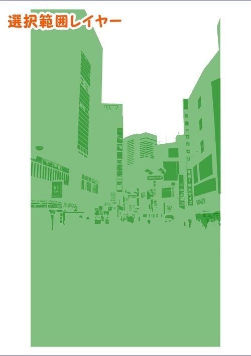 【マンガ背景用素材】【渋谷】センター街⑤【夜/昼/トーンなしセット】【3変化対応】【zip転送で中身はclipファィル】