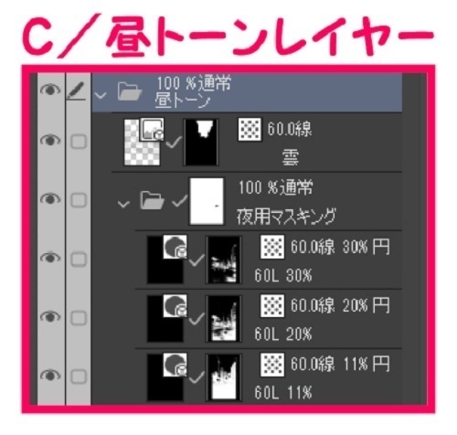 【マンガ背景用素材】【渋谷】センター街⑤【夜/昼/トーンなしセット】【3変化対応】【zip転送で中身はclipファィル】