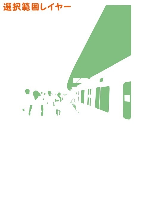 【マンガ背景用素材】【電車】ホーム_15【夜/昼/トーンなしセット】【3変化対応】【zip転送で中身はclipファィル】