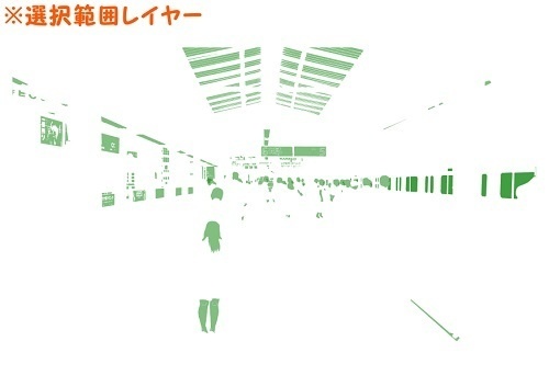 【マンガ背景用素材】【電車】ホーム_21【夜/昼/トーンなしセット】【3変化対応】【zip転送で中身はclipファィル】