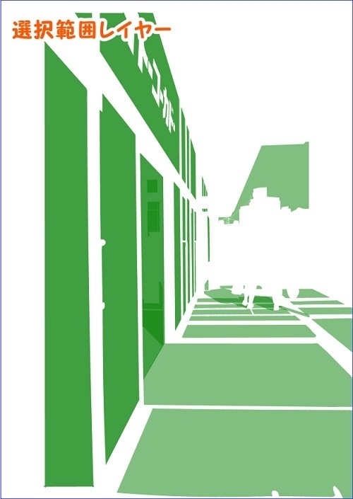 【マンガ背景用素材】【ショッピングモールA】南側出口③【夜/昼/トーンなしセット】【3変化対応】【zip転送で中身はclipファィル】