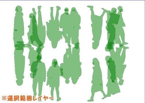 【マンガ背景用素材】【モブ】ウォーカー_カップル(冬)①【夜/昼/トーンなしセット】【3変化対応】【zip転送で中身はclipファィル】