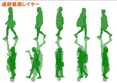 【マンガ背景用素材】【モブ】ウォーカー_男女(夏服)①【夜/昼/トーンなしセット】【7変化対応】【zip転送で中身はclipファィル】