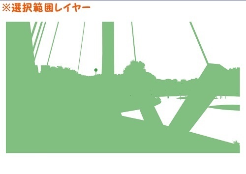 【マンガ背景用素材】【公園】(大)公園B_水プラザ①【夜/昼/トーンなしセット】【3変化対応】【zip転送で中身はclipファィル】