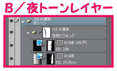 【マンガ背景用素材】【道路】高速道路ST_料金所_4【夜/昼/トーンなしセット】【3変化対応】【zip転送で中身はclipファィル】