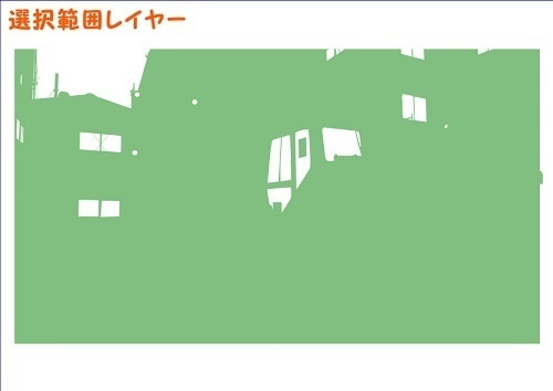 【マンガ背景用素材】【ビル】解体現場A⑬【夜/昼/トーンなしセット】【3変化対応】【zip転送で中身はclipファィル】