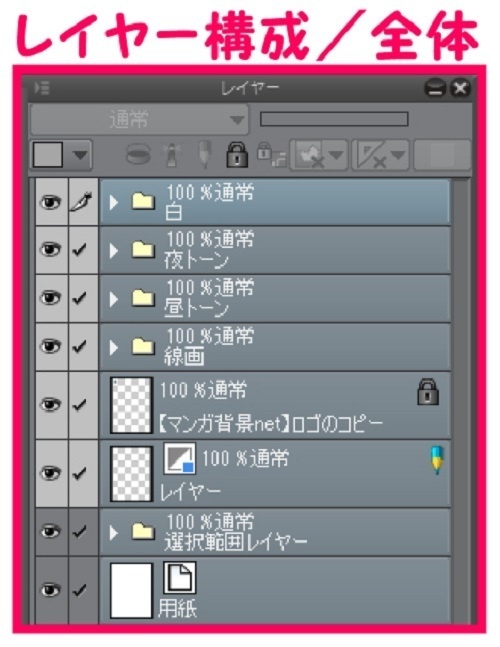 【マンガ背景用素材】【ビル】解体現場A⑤【夜/昼/トーンなしセット】【3変化対応】【zip転送で中身はclipファィル】