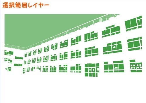 【マンガ背景用素材】【学校】小学校A_校舎_11【夜/昼/トーンなしセット】【3変化対応】【zip転送で中身はclipファィル】