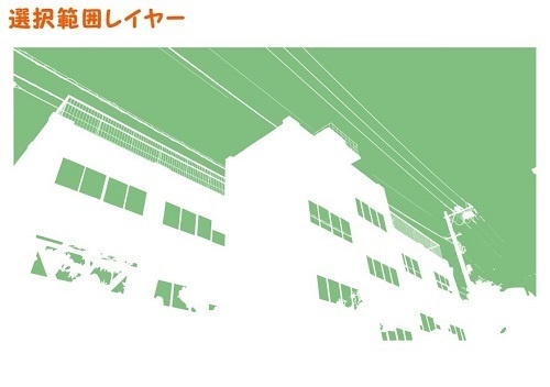 【マンガ背景用素材】【学校】小学校A_校舎_2【夜/昼/トーンなしセット】【3変化対応】【zip転送で中身はclipファィル】