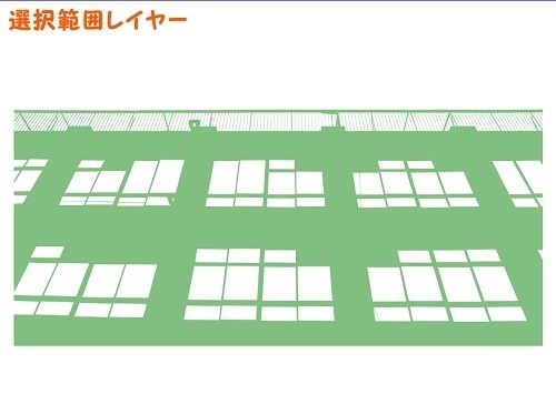 【マンガ背景用素材】【学校】小学校A_校舎_16【夜/昼/トーンなしセット】【3変化対応】【zip転送で中身はclipファィル】