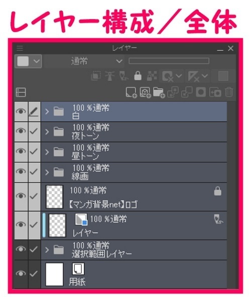 【マンガ背景用素材】【新宿】BST新宿_バス通路②【夜/昼/トーンなしセット】【3変化対応】【zip転送で中身はclipファィル】