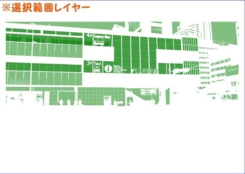 【マンガ背景用素材】【新宿】BST新宿⑥【夜/昼/トーンなしセット】【3変化対応】【zip転送で中身はclipファィル】