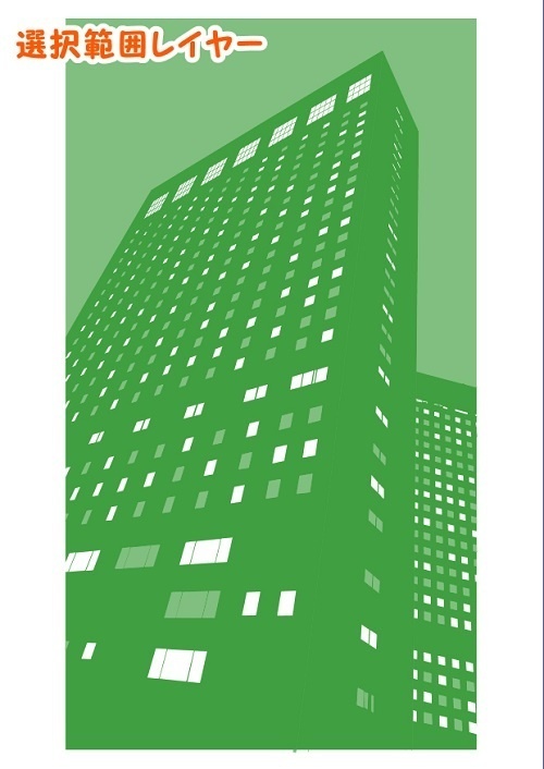 【マンガ背景用素材】【ホテル】HR_外観_23【夜/昼/トーンなしセット】【3変化対応】【zip転送で中身はclipファィル】