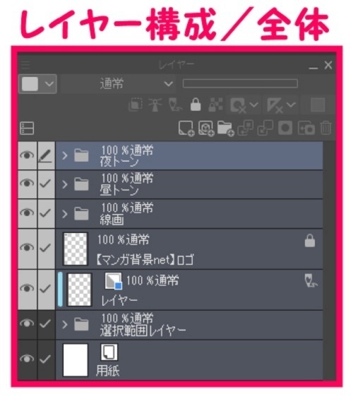 【マンガ背景用素材】【電車】kK_車内_シート&ドア①【夜/昼/トーンなしセット】【3変化対応】【zip転送で中身はclipファィル】